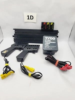 Tyco Slot Car Plug in Hobby Transformer B631S & 2 Black Speed Controllers - Image 1 of 4