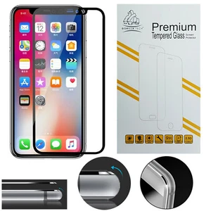 Full Tempered Glass For iPhone 11 Pro Max 11 Scratch Proof Screen Protector Edge - Picture 1 of 24