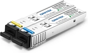 1 Paar Simplex SC Modul 3KM, 1,25G Singlemode Glasfaser Stecker, SFP-WDM-SM - Bild 1 von 12