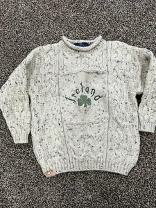 Tivoli aran wool sweater boys kids 8/10 Ireland - Picture 1 of 7