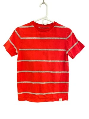 Gap Kids Boys Shirt Red And Gray Striped Boys Large 10 - Image 1 of 4