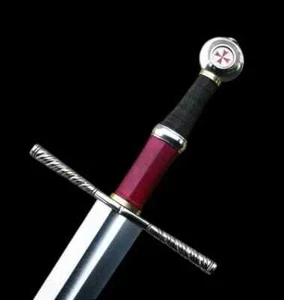Custom Hand Forged Battle-Ready Sword, Raven Longsword, Medieval crusader Sword - Picture 1 of 4
