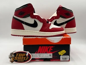 DS NEW NIKE AIR JORDAN 1 OG Chicago Lost Found Size 5Y GS Authentic 2022 Vintage - Picture 1 of 10