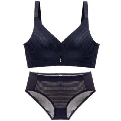 Retro Sexy Sujetador Conjuntos Push Up Sujetador Panty Reunir Lencería Ropa Interior Encaje Rosa 32-40C Foto 1 de 4