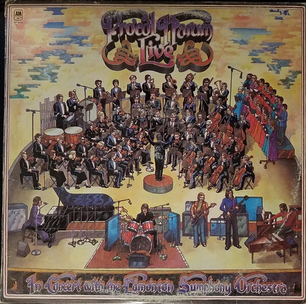 Live In Concert Edmonton Symphony Orchestra LP Record Procol Harum Vinyl 33 RPM - Image 1 of 1