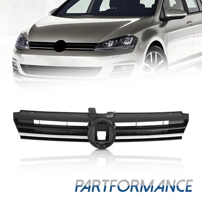 For 2018-2020 Volkswagen Golf SportWagen Grille Grill Gloss Black 5GM853651AFZLL - Image 1 of 4