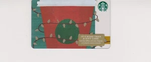 Starbucks Gift Card Christmas 2017 lights Never used No Value. Back PIN has n - Picture 1 of 1