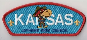 BSA, Jayhawk Area Council S-4 CSP, Kansas, Scout Stuff Backing - Imagen 1 de 2
