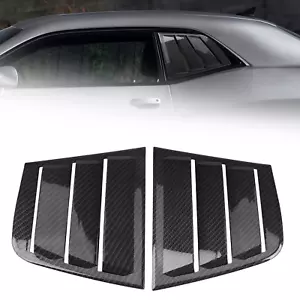 Rear Side Window Blinds Quarter Louver Cover Accessories for Dodge-Charger 2011+ - Picture 1 of 4