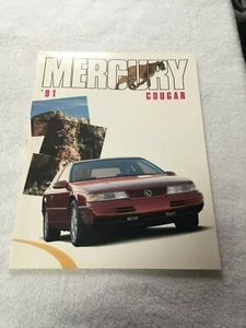 1991 MERCURY COUGAR "LS" "XR7" BROCHURE "NOS" - Picture 1 of 4
