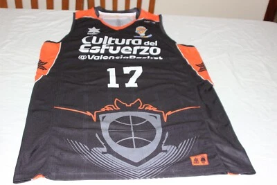 Valencia Basket Club Basketball Jersey L Size No. 17 Rafa Martinez - Image 1 of 4