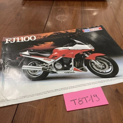 Yamaha FJ1100 Moto Prospecto Catálogo Folleto Publicidad FJ 1100 1100FJ - Imagen 1 de 2