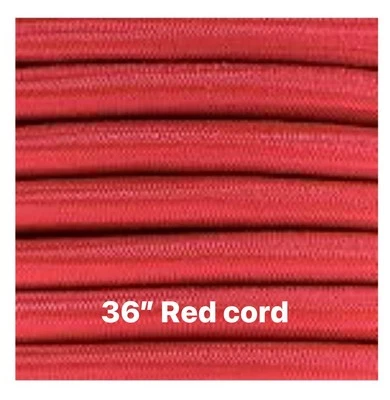 AEROPILATES 1 Red 36” Aero Pilates Replacement Tension Cord
