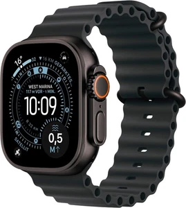 Apple Watch Ultra 3 Titanium Black Ocean Band Black - Neu Versiegelt - Bild 1 von 4