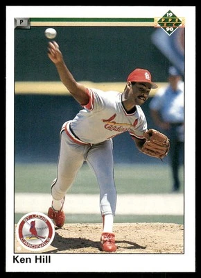 1990 Upper Deck #336 Ken Hill St. Louis Cardinals Baseball Card - Image 1 of 2
