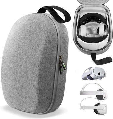 Estuche de Transporte para Meta Quest 3S/Quest 3/Quest 2, Auriculares VR, Controlador, Oficial Foto 1 de 4