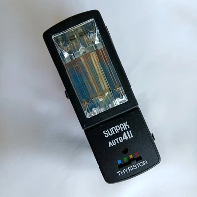 Sunpak Thyristor Auto 411 Electronic Flash Unit Tested - Image 1 of 4