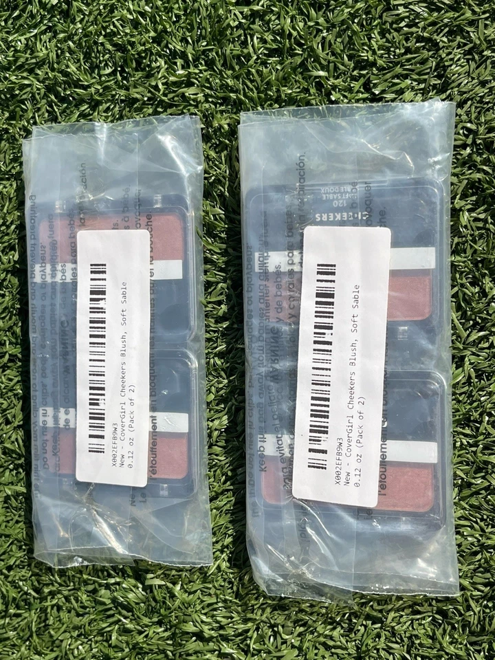 CoverGirl Cheekers Rubor Suave Sable 120 0.12oz Lote de 4 Compactos Nuevo Foto 1 de 2