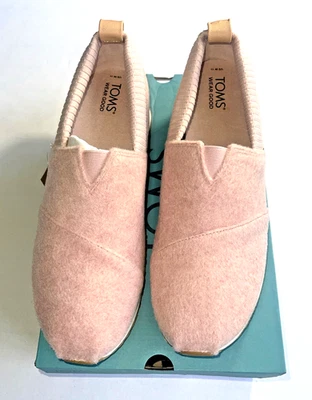 Toms Alpargata Resident 2.0 Shoes Womens Size 11 Ballet Pink Felt NIB New - Image 1 of 4