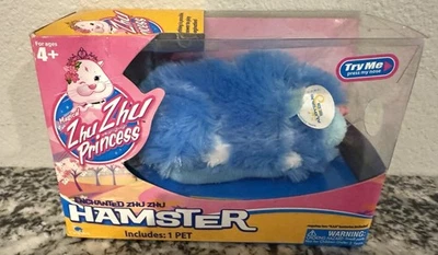 NEW Zhu Zhu Pets Hamster Princess Blue Aloysius-  Rare - Long Hair Edition - image 1 of 3