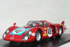 Spark 1/18 Alfa Romeo 33/2 1968 Le Mans 24h 6th Place M. Casoni - Imagen 1 de 3