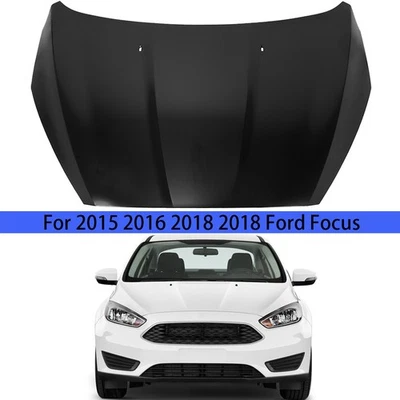 Front Engine Cover Hood Panel For 2015 2016 2017 2018 Ford Focus Primed Black Foto 1 de 4