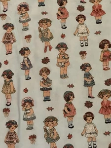 Wyndham fabrics” Paper Dolls” ( 2 Yards/44’ Wide)  - Picture 1 of 6