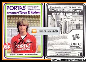 Fútbol | 1. FC Kaiserslautern | 1982 | Dieter KITZMANN - Imagen 1 de 1