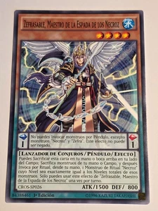 Zefrasaber, Swordmaster of the Nekroz●YUGIOH●CROS●COMMON●SPANISH●NM●B671 - Picture 1 of 2