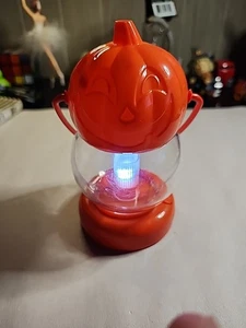 Vintage 8" Greenbrier Halloween Blasform Kürbis Jack O Laterne Licht Dekor (Bin-k) - Bild 1 von 5