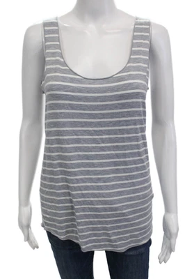 Camiseta sin mangas gris cuello redondo talla 5 Majestic Filatures para mujer Foto 1 de 4