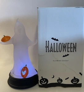 De colección 2002 Glowing Ghost Halloween Avon Iluminación LED Multicolor 12" en Caja - Imagen 1 de 15