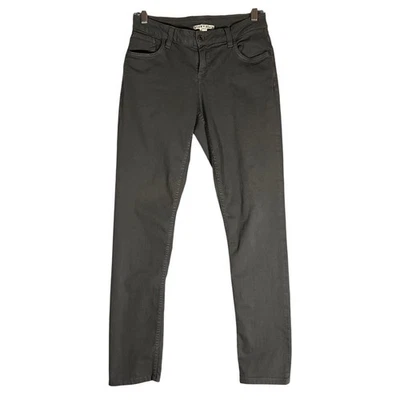Темно-серые узкие джинсы Alice + Olivia размер 28 сделаны в США эластичные 28,5 дюйма по внутреннему шву - Изображение 1 из 4