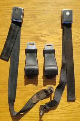 Bucket Seat Belts retractors 1968-70 Ford Ranchero 68 69 1969 Mustang Fairlane - Image 1 of 4