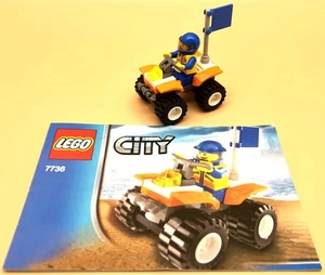 LEGO City / Town - Coast Guard Quad Bike kpl. mit BA, # 7736 - Bild 1 von 5