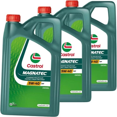 3x5L CASTROL MAGNATEC 5W40 DPF passend für FIAT 9.55535S2 FORD M2C917A VW 505.00 - Bild 1 von 4