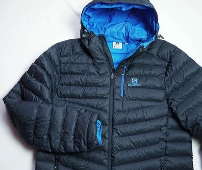 Salomon Halo Down Lightweight Jacket mens Puffer Quilted top size L Large 352368 - Image 1 of 4