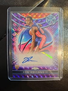 2025 Topps Chrome Certified Rookie Ron Holland II Autographed - Picture 1 of 2