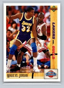 1991-92 Upper Deck #34 Magic vs. Jordan - Imagen 1 de 2