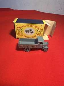 Matchbox Lesney Models of Yesteryear Y6 Osram Lamps Truck Boxed - Picture 1 of 11