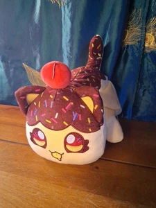 Aphmau Meemeows Sundae Cat Plush Carnival Banana Split 10 Inch Excellent Cond. - Picture 1 of 11