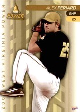 2007 West Virginia Power Multi-Ad #14 Alex Periard Quebec Canada Baseball Card