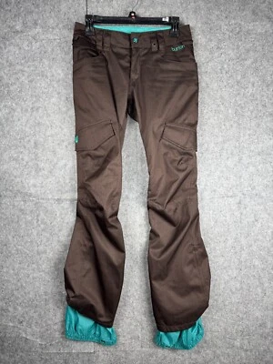 Pantalones de Nieve Burton Adulto XXS Marrón The White Collection Da Nang DryRide Ski Foto 1 de 4