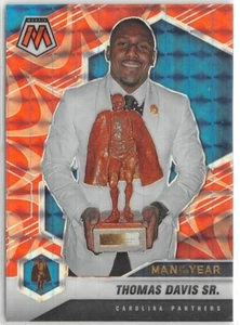 2021 Panini Mosaic Mosaic Reactive Orange #268 Thomas Davis Sr. MOY - Picture 1 of 2