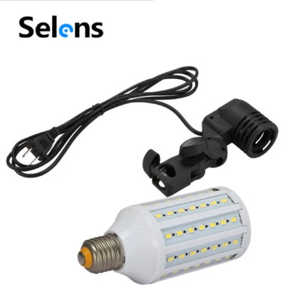 220V 20W LED 5500K Lamp Set Studio Continuous Light Bulb Dimmable Lighting Bulbs - Image 1 of 4