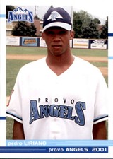 2001 Provo Angels Grandstand #28 Pedro Liriano Cotui Dominican Republic DR Card