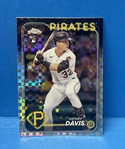 2024 Topps Chrome Henry Davis Rookie X-Fractor #260 Pittsburgh Pirates RC - Picture 1 of 4