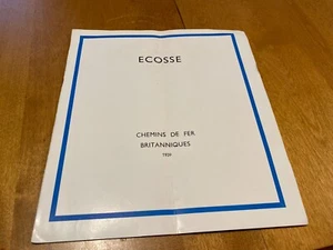 Ecosse Chemins De Fer Britanniques 1939 Brochure - Picture 1 of 10