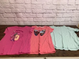 Lot Of 3 girls t-shirts size 10-12, Crew cuts/sunset Sky - Picture 1 of 2