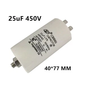 CBB60 25MFD 25uF 450VAC 450V MOTOR START RUN Capacitor  4 Pins with Screws - Picture 1 of 5